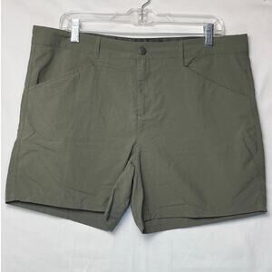 Iceberg Outerwear Women's XL Athleisure Vacation Walking Olive Green Shorts